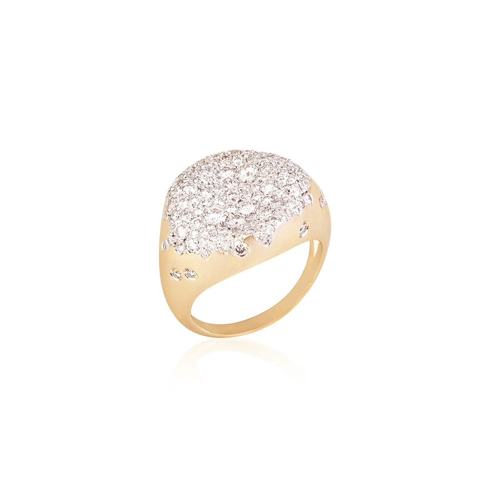 Baby Malak Ice Round Ring