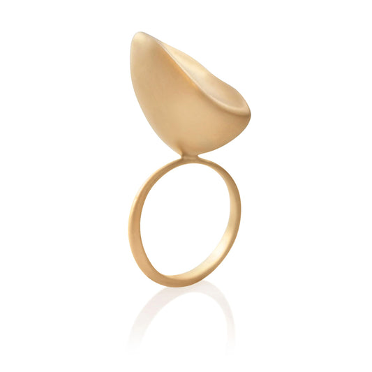 Baby Malak Flourish Medium Ring- Marquise