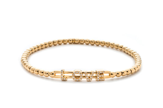 Love Diamond Stretch Bracelet