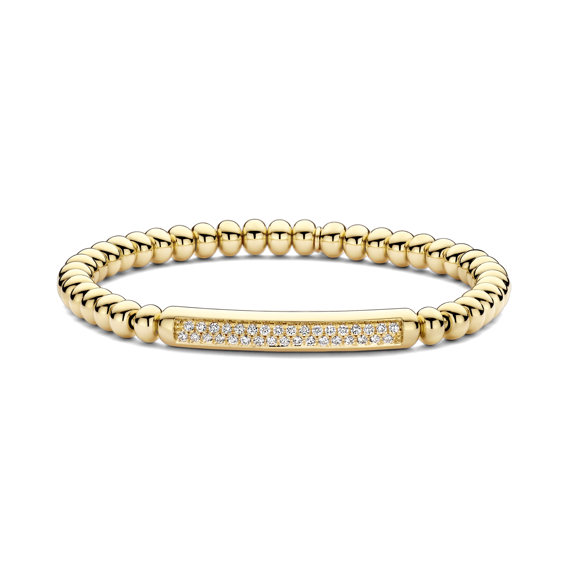 Diamond Bar Stretch Bracelet