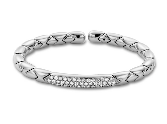 White Gold Diamond Cuff