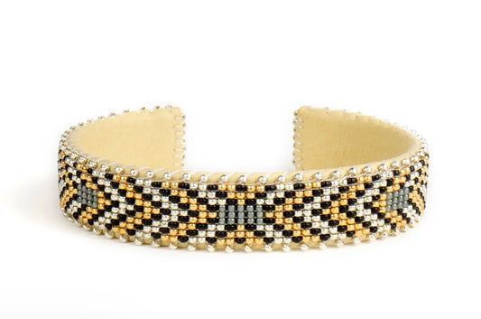 Etkie Small Beaded Cuff Bracelet