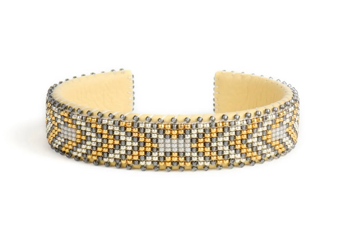 Etkie Small Beaded Cuff Bracelet