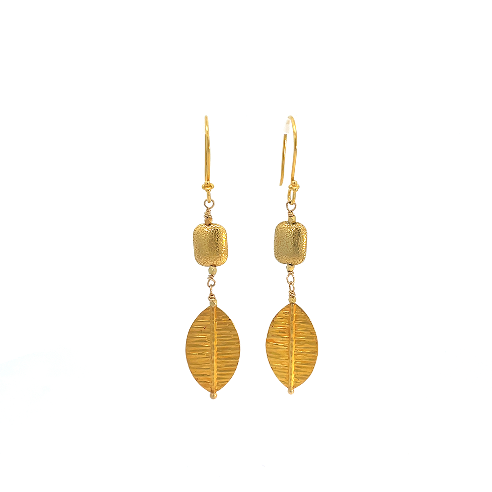 Gold Leaf Earrings