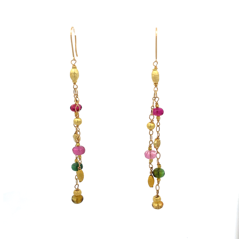 Smooth Tourmaline Earrings