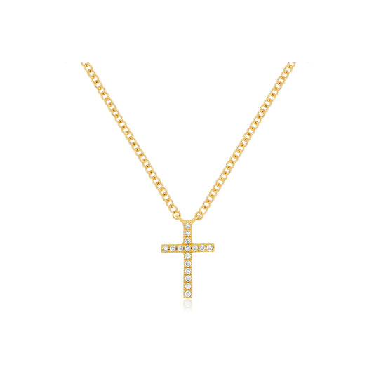 Diamond Cross Necklace