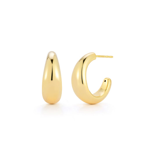 Jumbo Dome Hoop Earrings