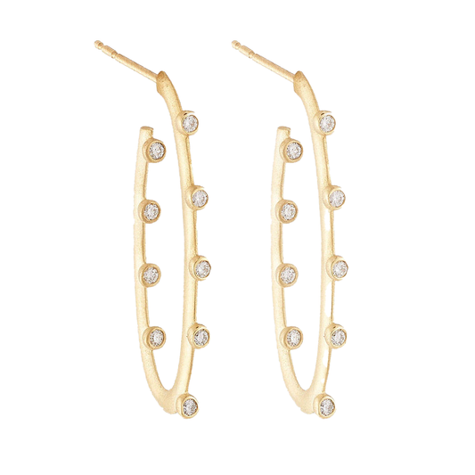 Medium Oval Hoopla Earrings