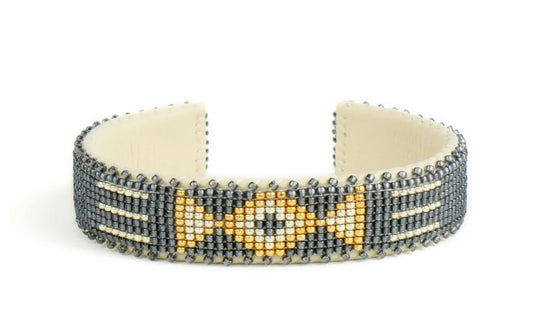 Etkie Small Beaded Cuff Bracelet