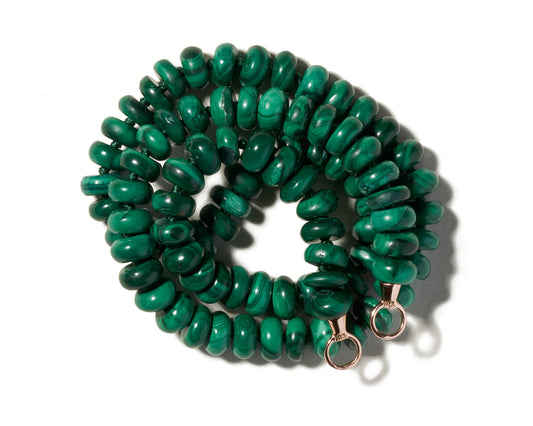 Malachite Rondelle Strand