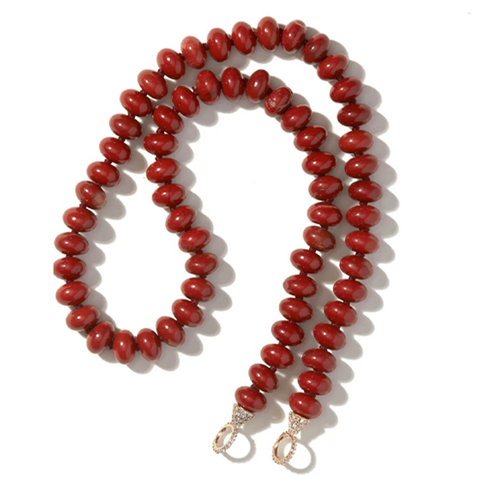 Red Jasper Rondelle Strand