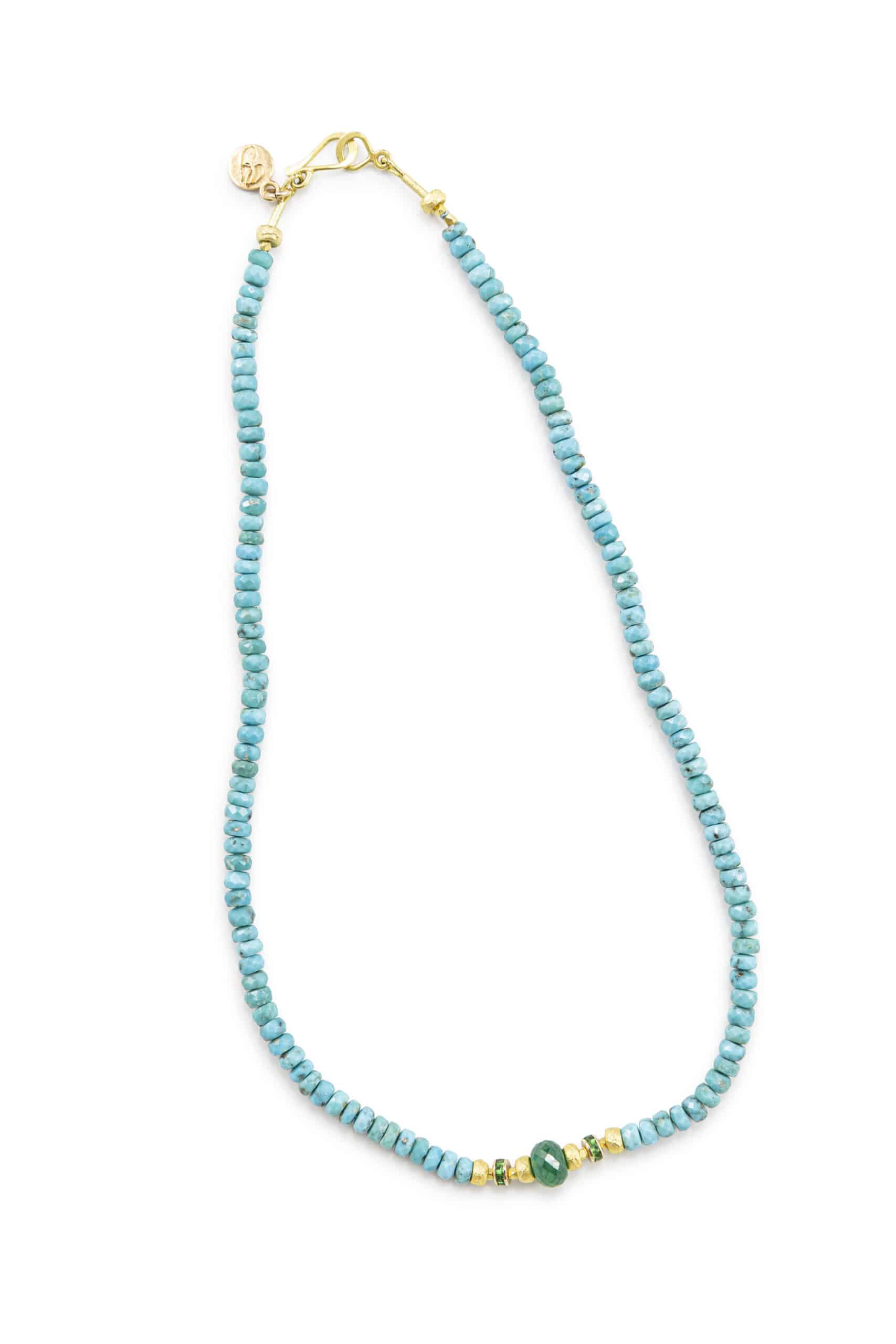 Turquoise & Emerald Necklace