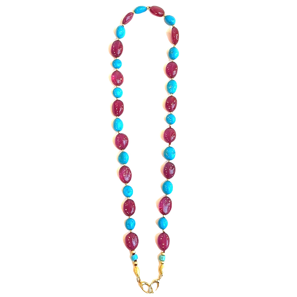 Ruby & Turquoise Necklace