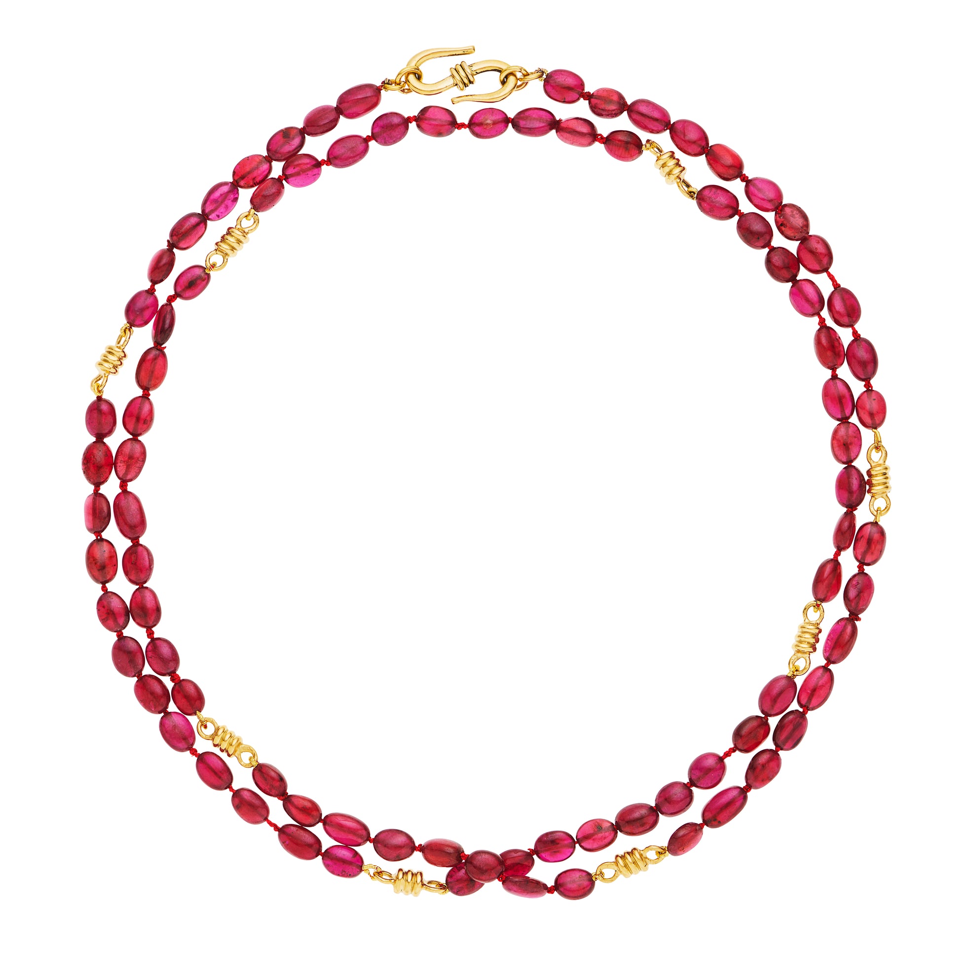 Ruby Bead Necklace