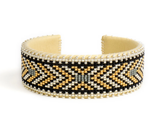 Alice Glass Beaded Cuff Bracelet