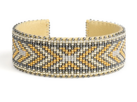 Andrea Glass Beaded Cuff Bracelet