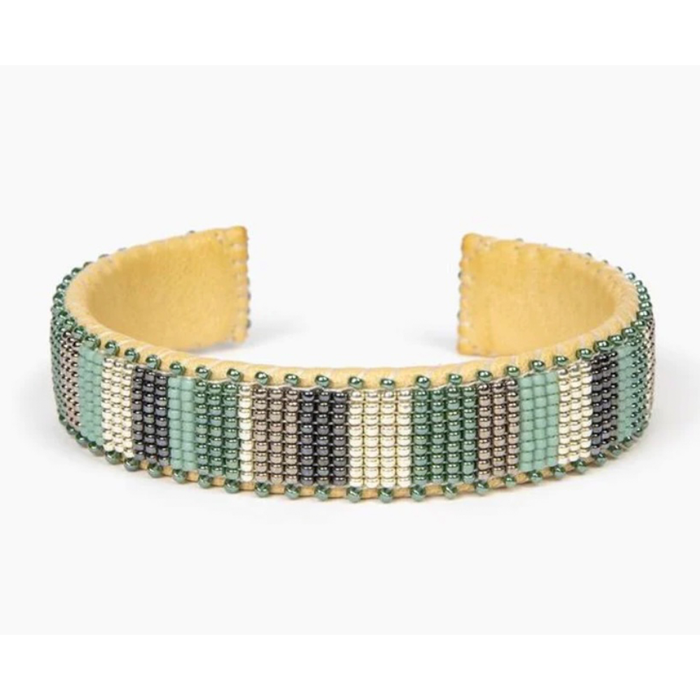 Avanti Small Glass Beaded Cuff Bracelet