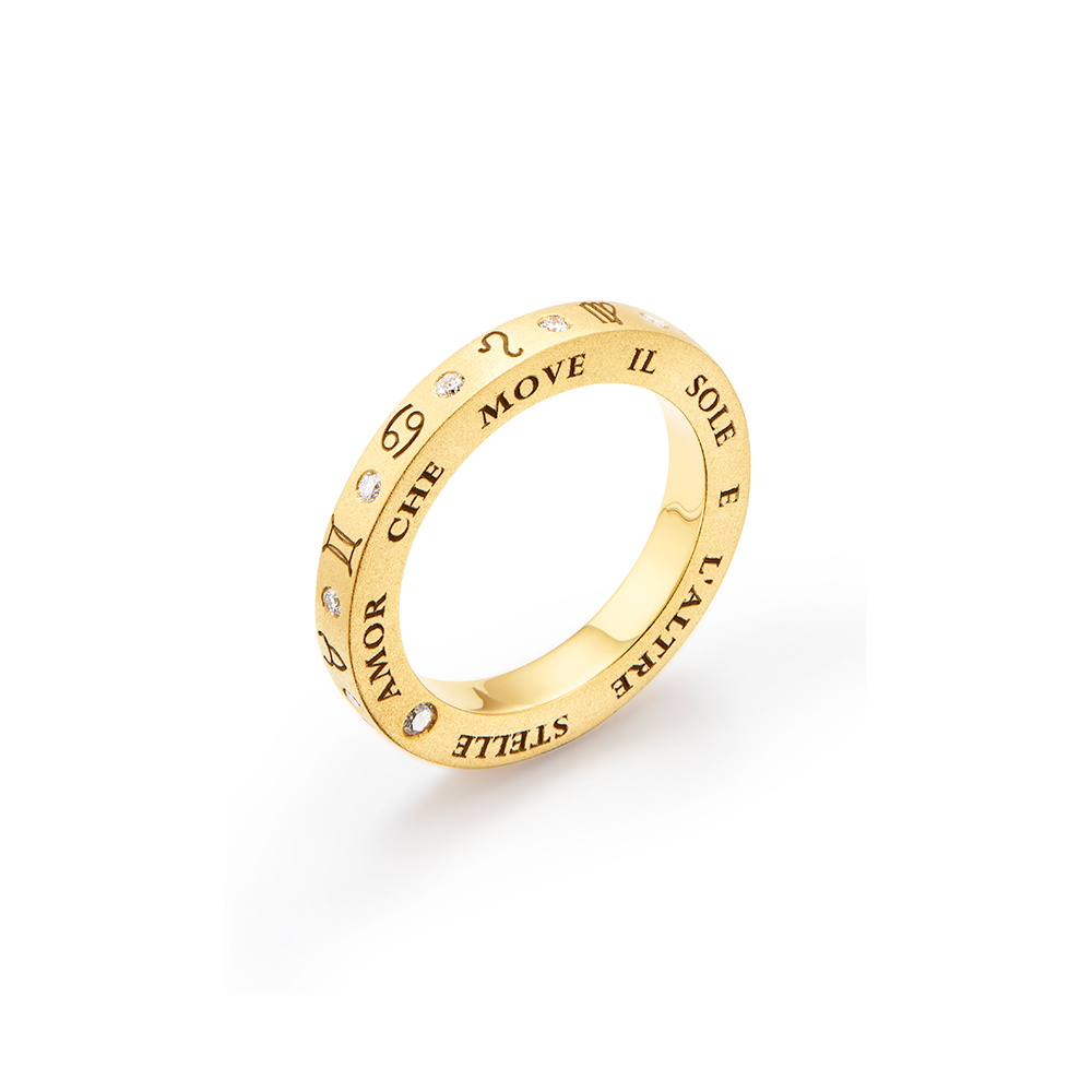 18k Astrid Zodiac Ring