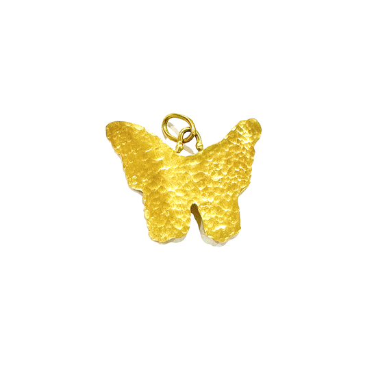 Hammered Butterfly Pendant