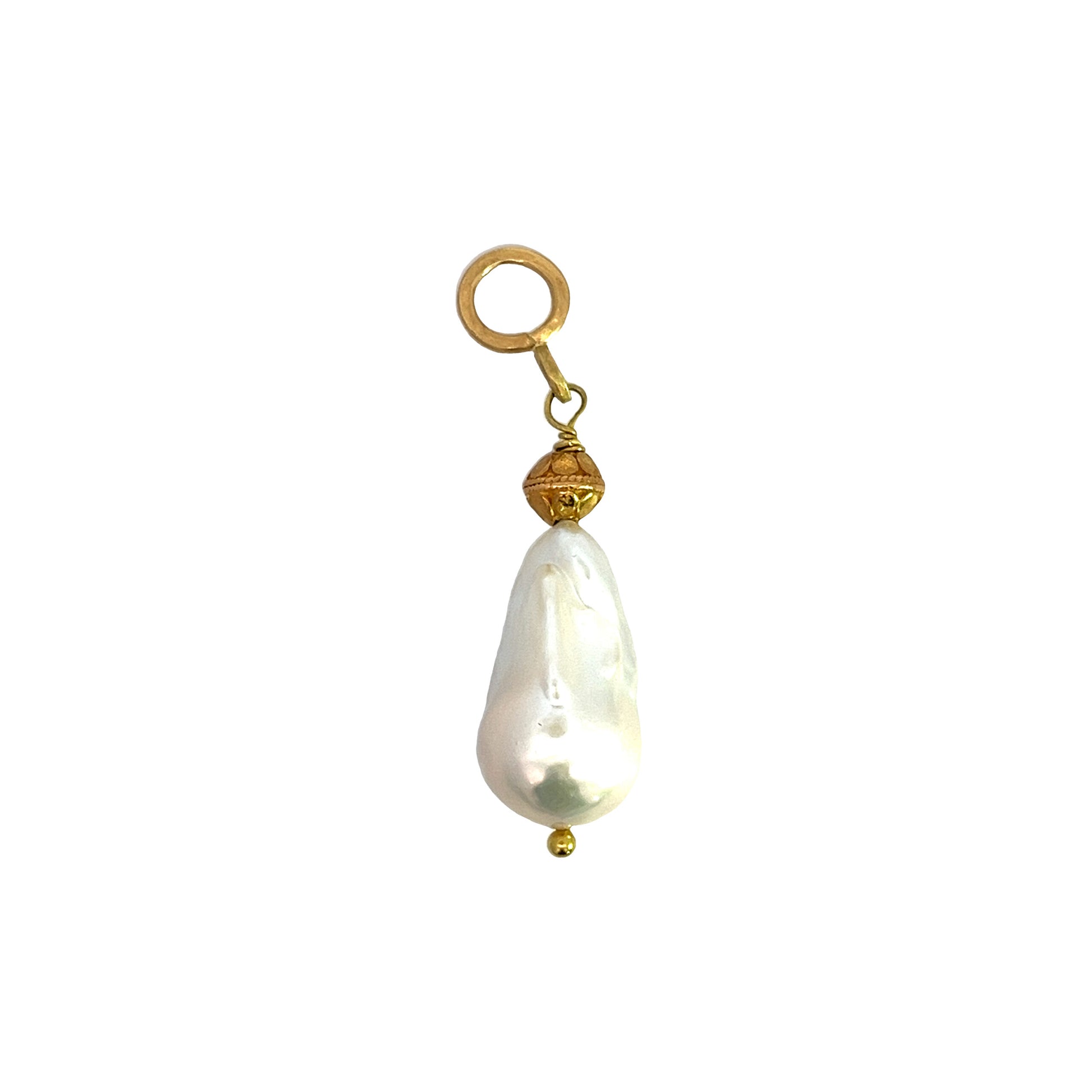 Large Baroque Pearl Charm