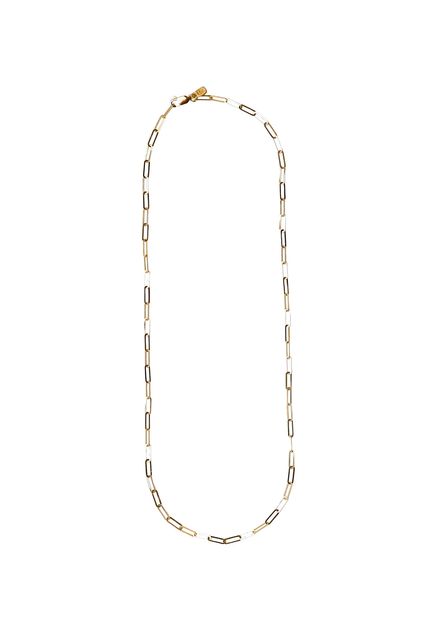 Gold Paperclip Chain